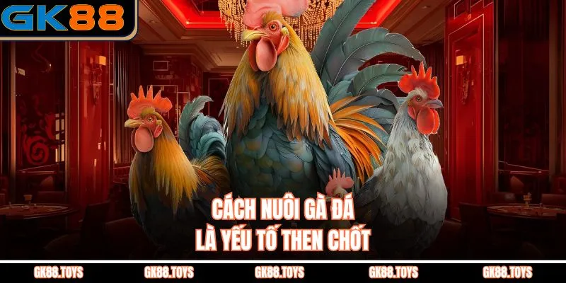 Cách Nuôi Gà Đá là yếu tố then chốt 