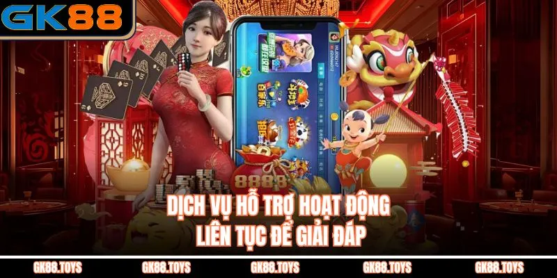 Dịch vụ hỗ trợ hoạt động liên tục để giải đáp